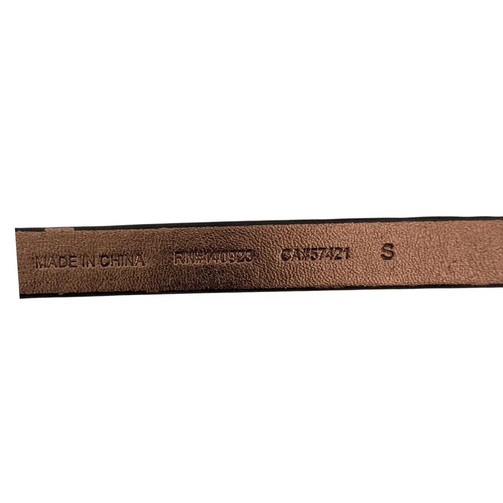 Loft Hair On Deerprint‎ Skinny Belt Women Small Boho Festival Western Minimalist